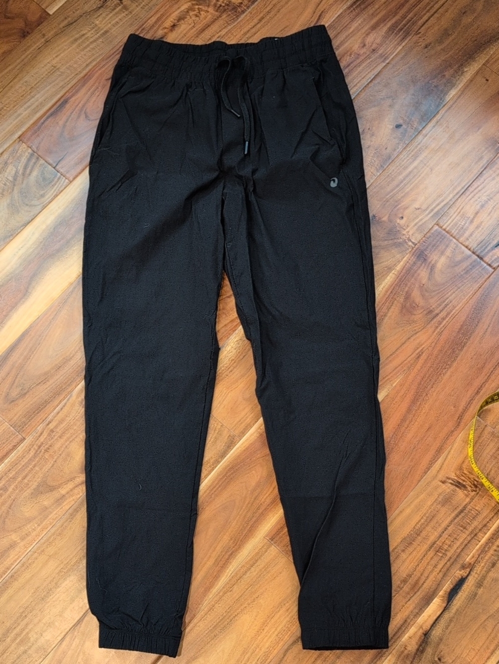 Asics Black Men's Jogger Pants with Drawstring